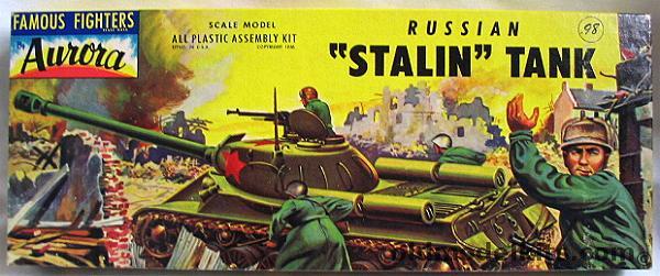 Aurora 1/48 Russian Stalin Tank, 303-98 plastic model kit